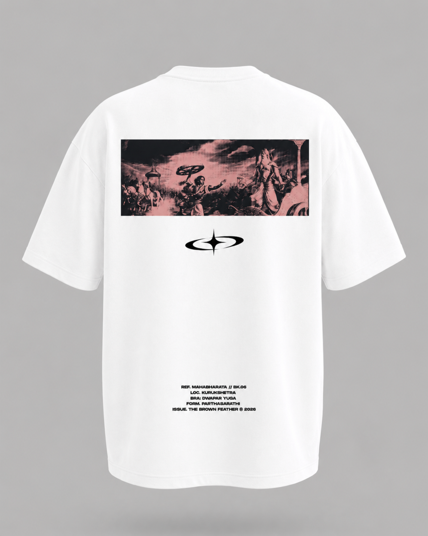 EPIC Tee | Mahabharata Yuddha Edition WHITE