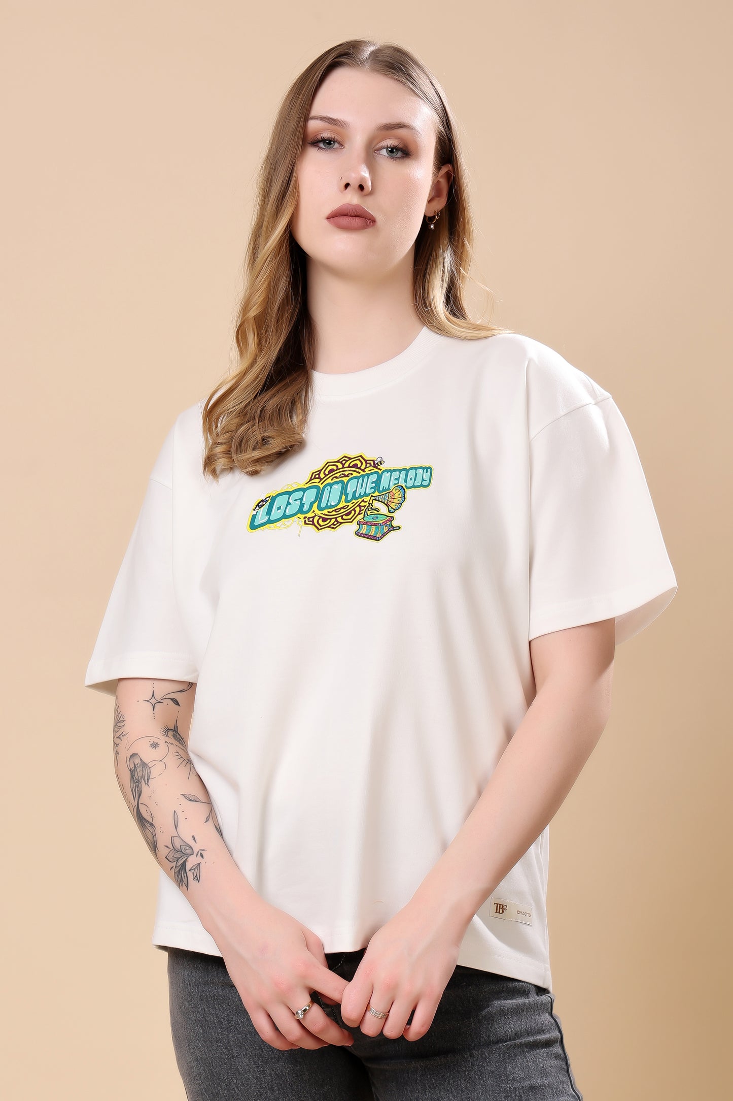 Melody Tee - White Lifestyle