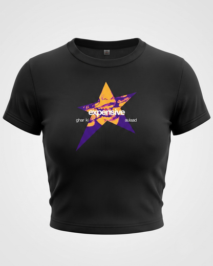 Expensive Aulaad Tee | Black BBT for Women