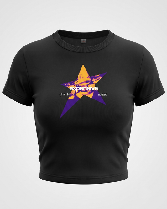 Expensive Aulaad Tee | Black BBT for Women