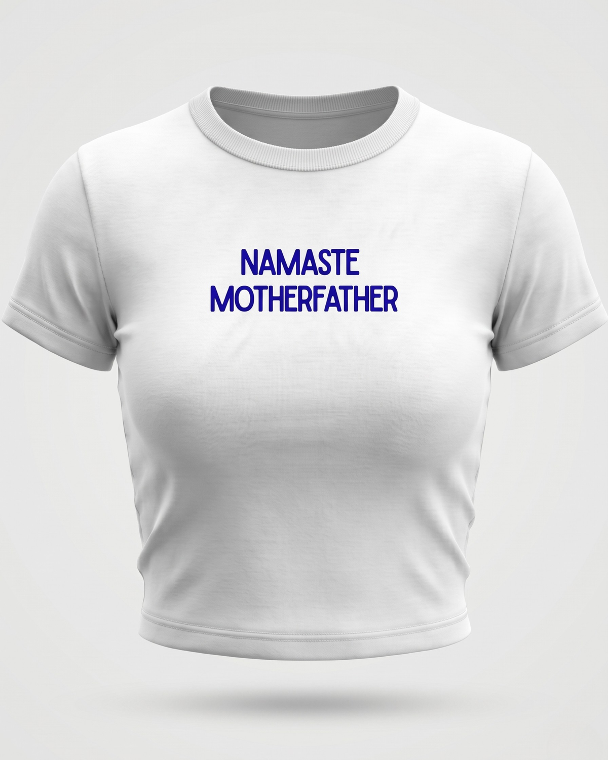 Namaste MF Tee | White BBT for Women