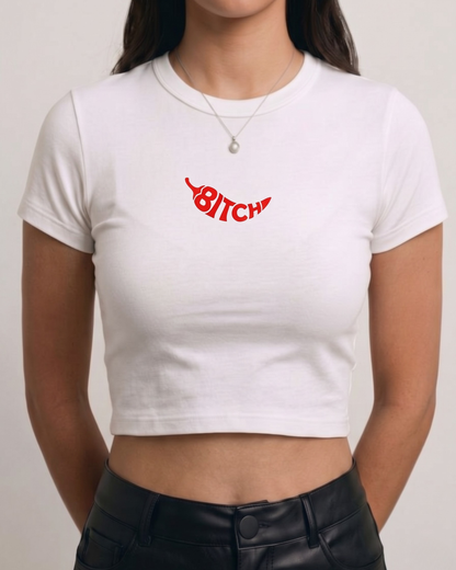Bitch Tee | White BBT for Women