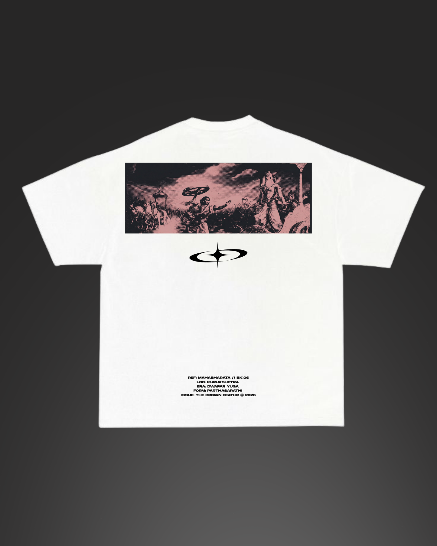 EPIC Tee | Mahabharata Yuddha Edition WHITE