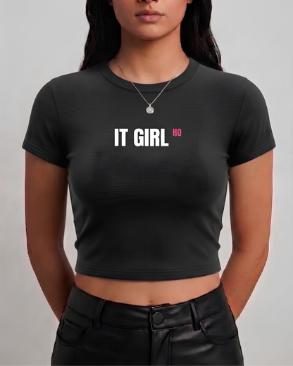 IT Girl Tee | Black BBT for Women