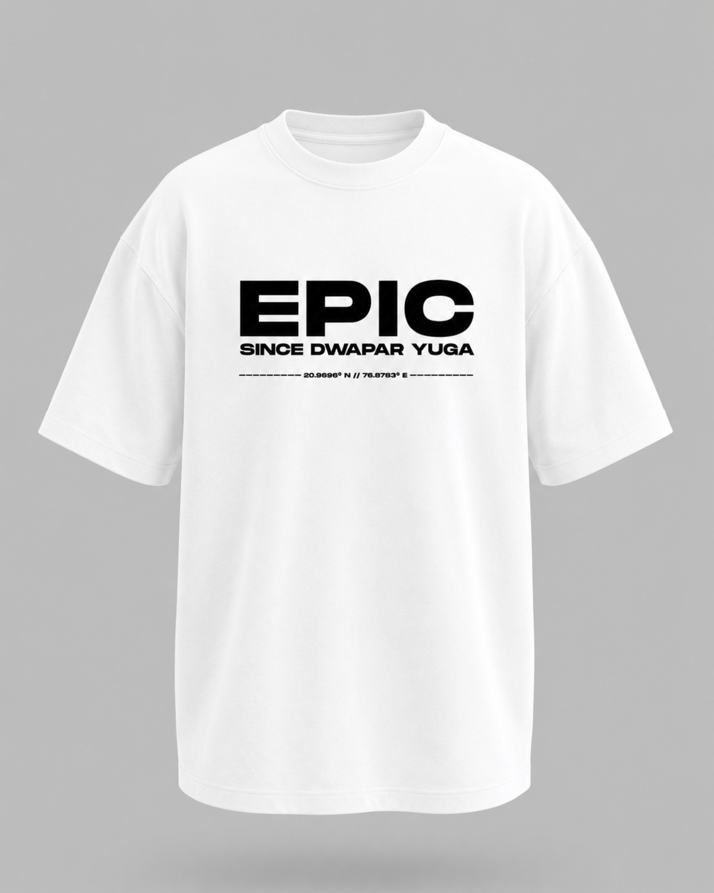 EPIC Tee | Mahabharata Yuddha Edition WHITE