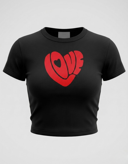 Love Tee | Black BBT for Women